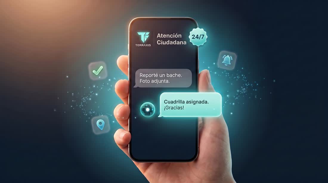 ChatBot de atención ciudadana 24/7 TERRAXIS