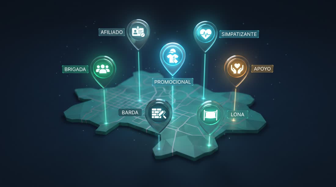 Estructura territorial geolocalizada por tipo — TERRAXIS