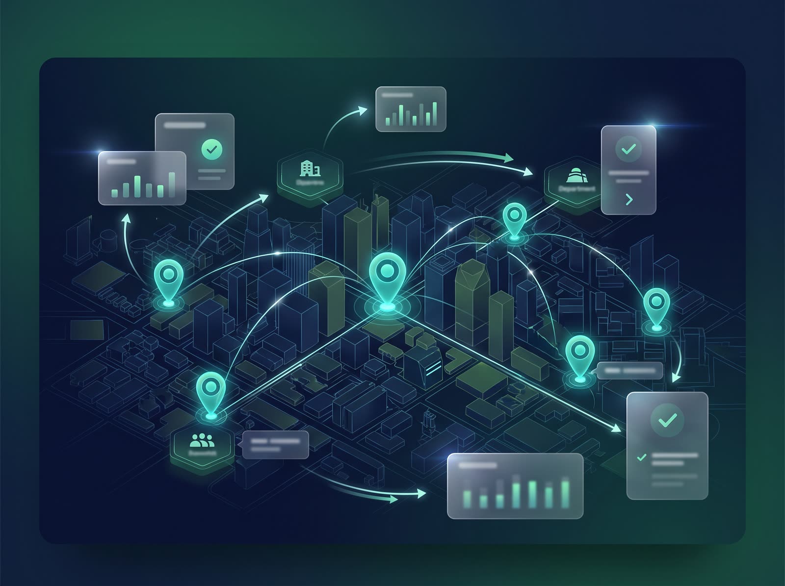 Plataforma de atención ciudadana 311 con mapa de solicitudes — TERRAXIS